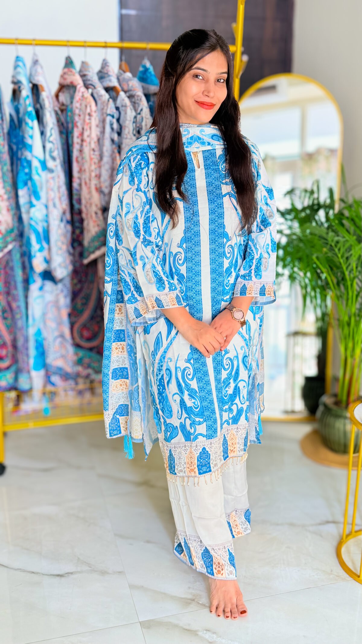 Turkish Print Co-ord Set 03 by Saniya Trendz – Hayaara