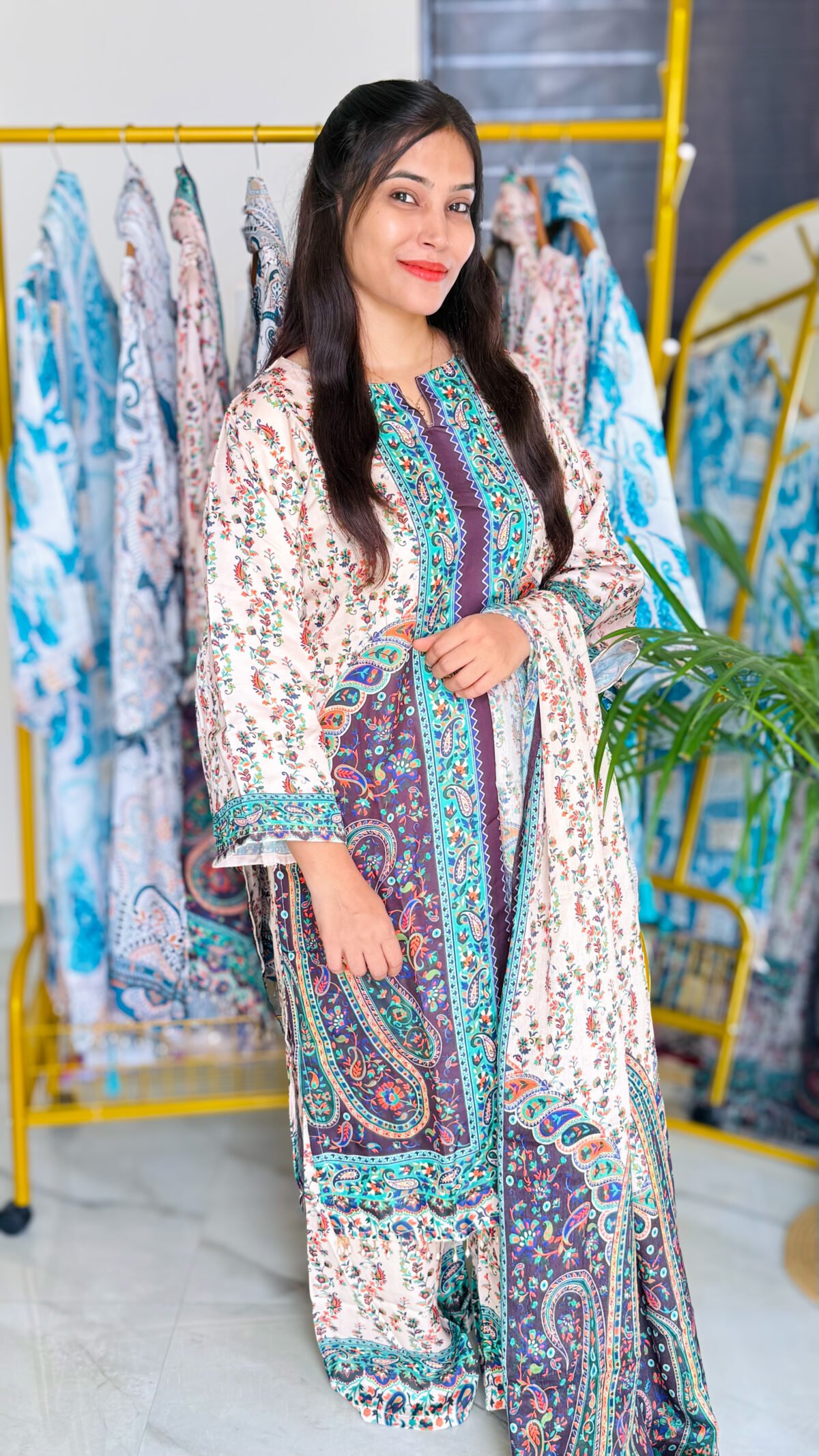 Turkish Print Co-ord Set 01 by Saniya Trendz – Hayaara